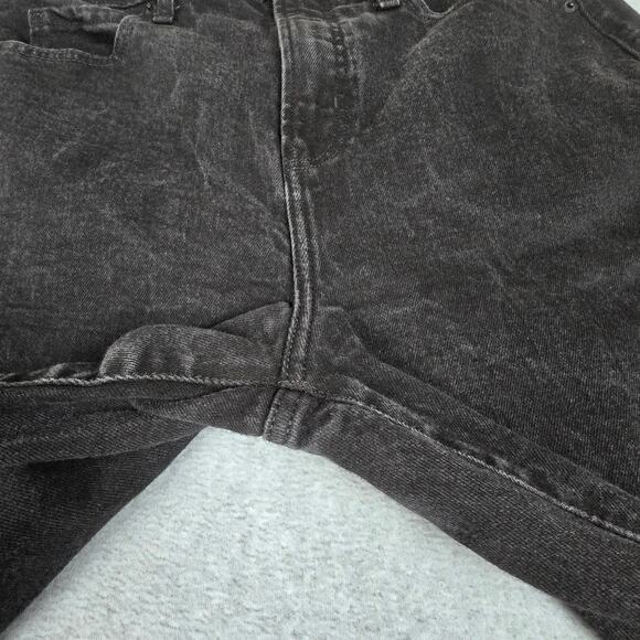 Old Navy Womens Size 14 Sky-Hi Straight Black Boyfriend Jeans 32" Waist - Picture 5 of 16